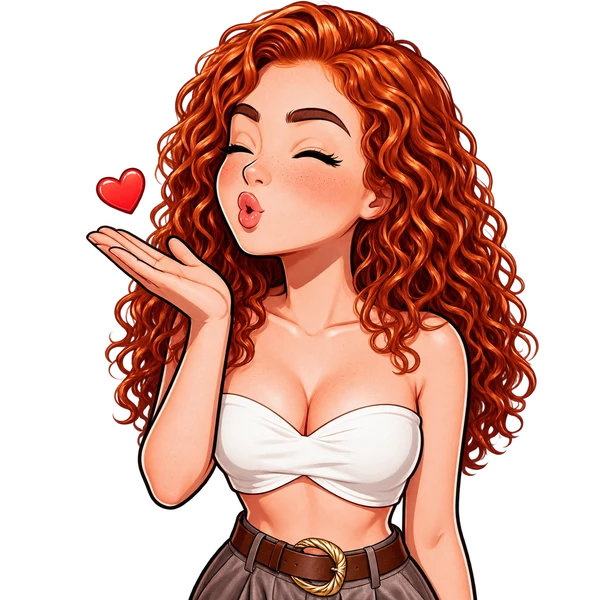 Blown kiss