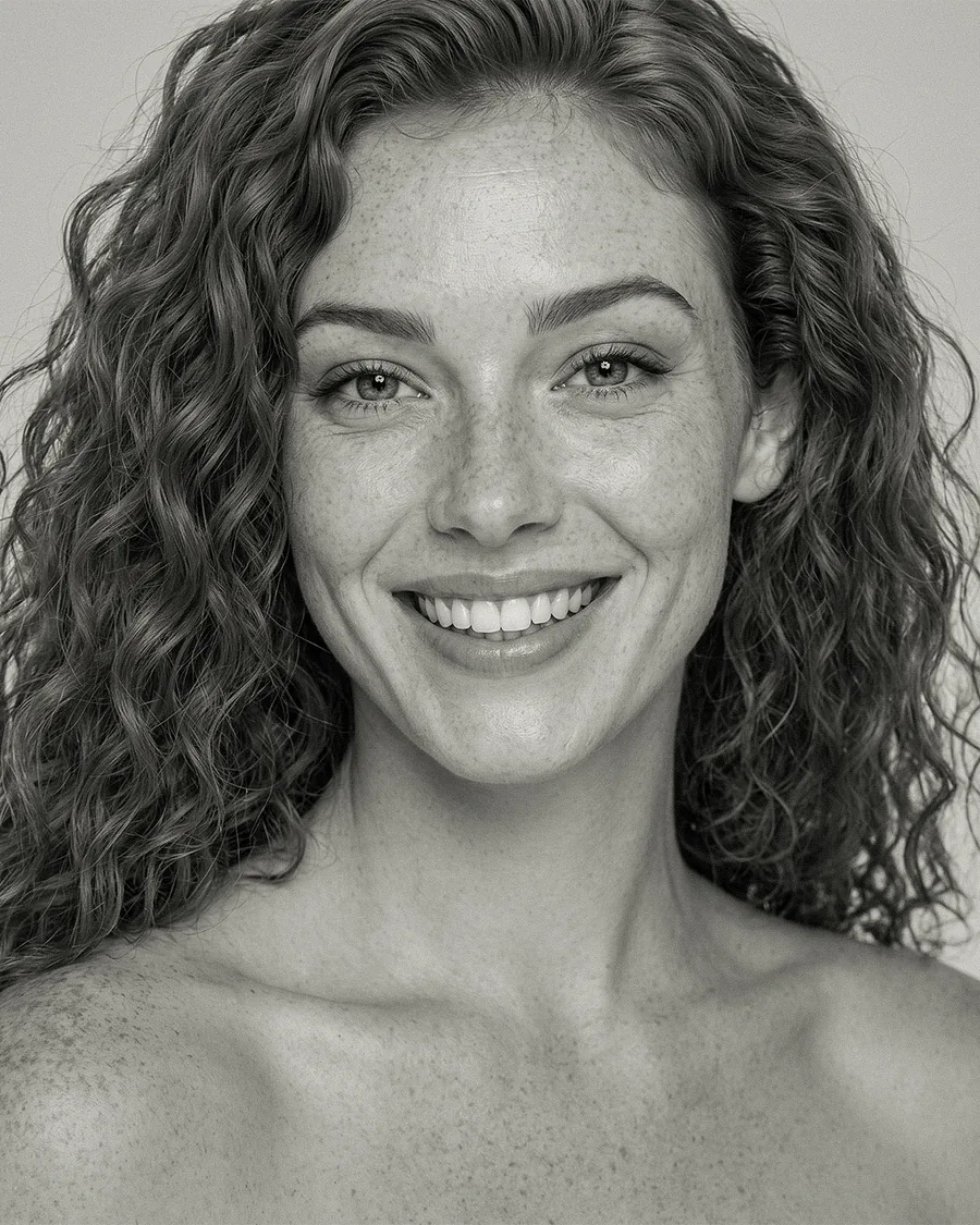 Wide smile